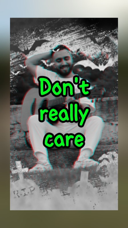Don't really care 