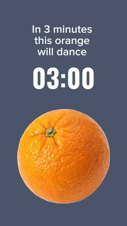 dancing orange