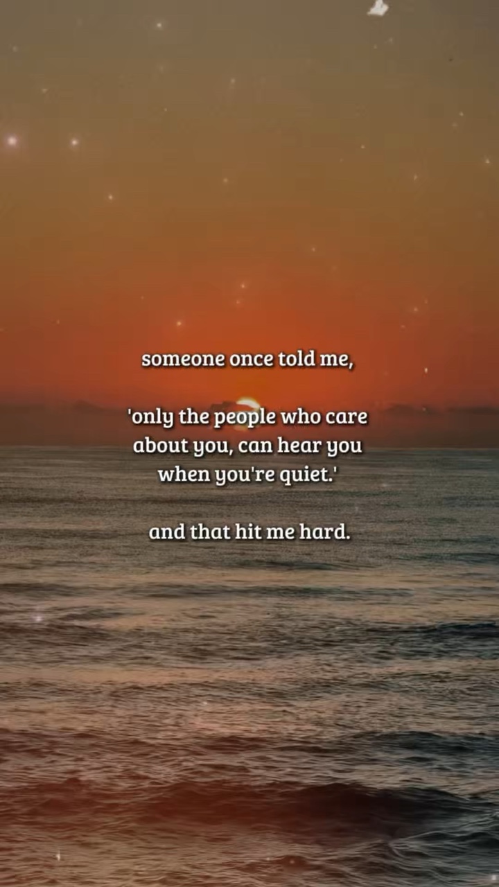 someone once told me