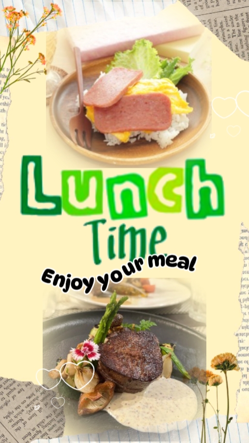 Waktu makan siang...