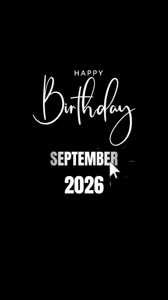 BIRTHDAY SEPTEMBER
