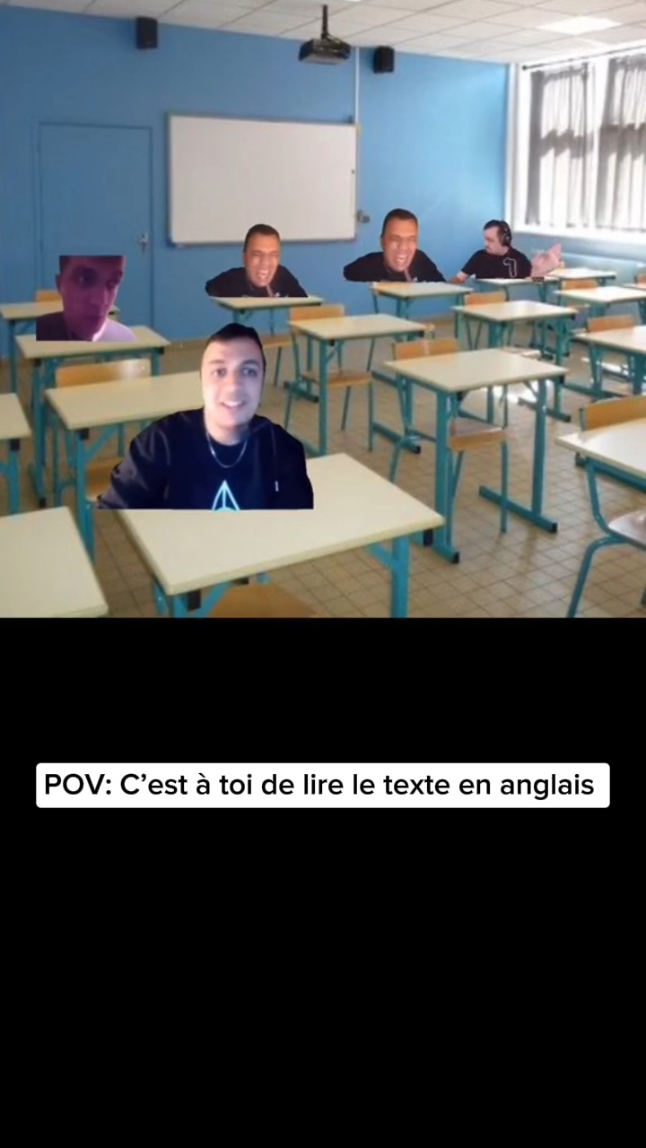 Le texte dan Anglais🤣