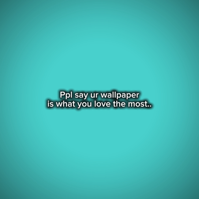 say ur wallpaper