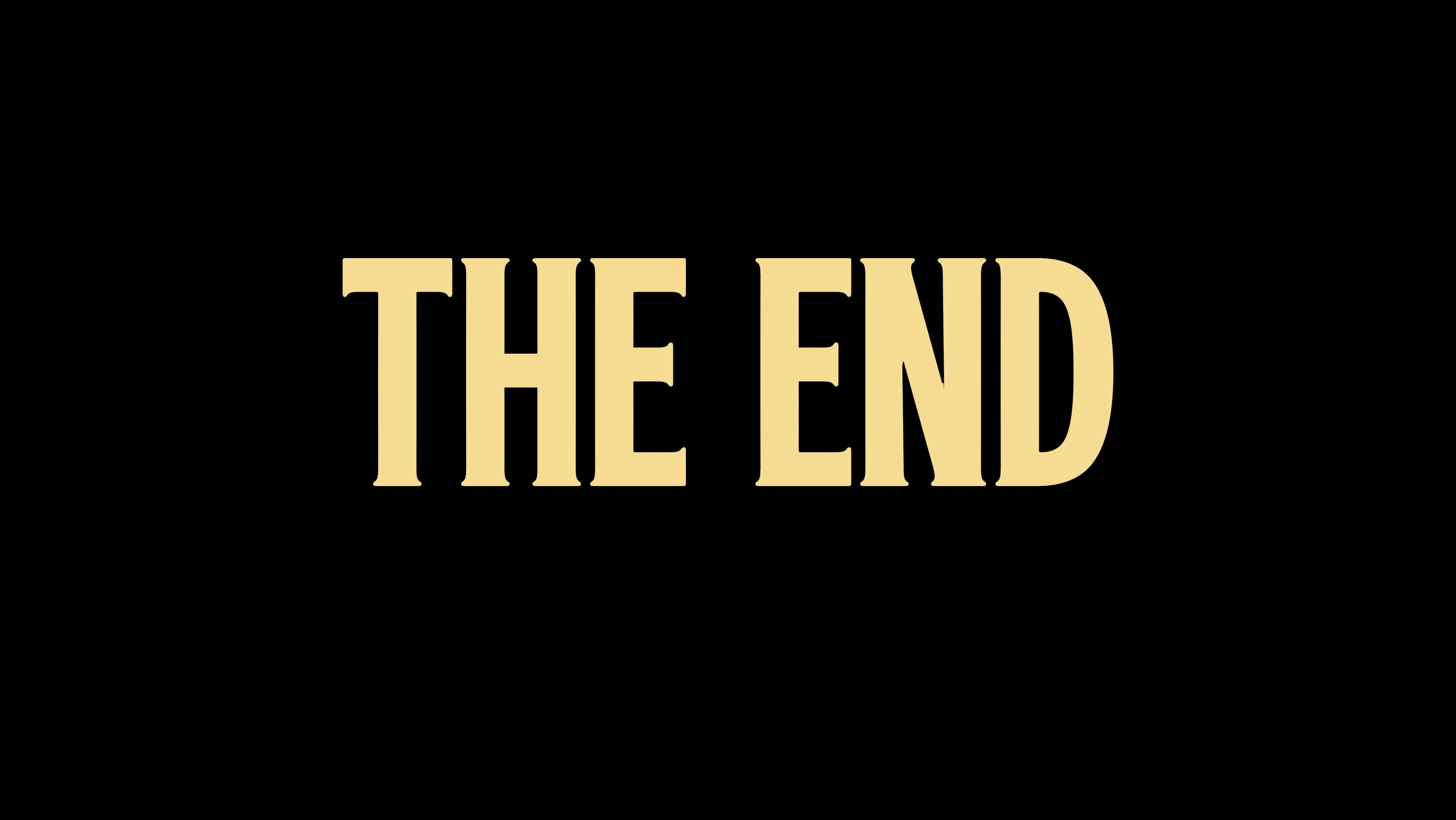 The End