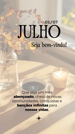 Bem-vindo Julho