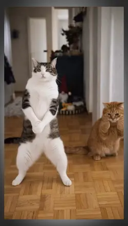 dancing cat