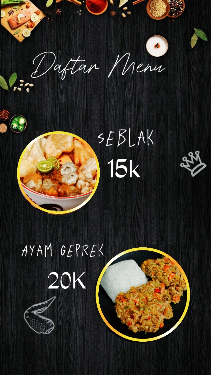Daftar Menu