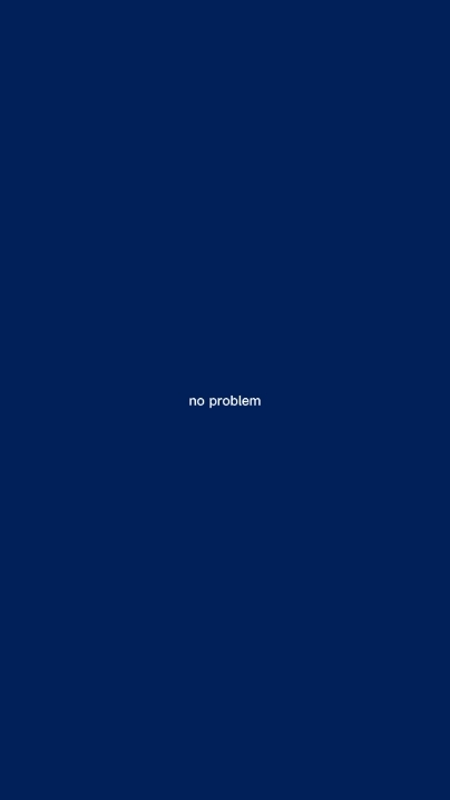 No hay problema
