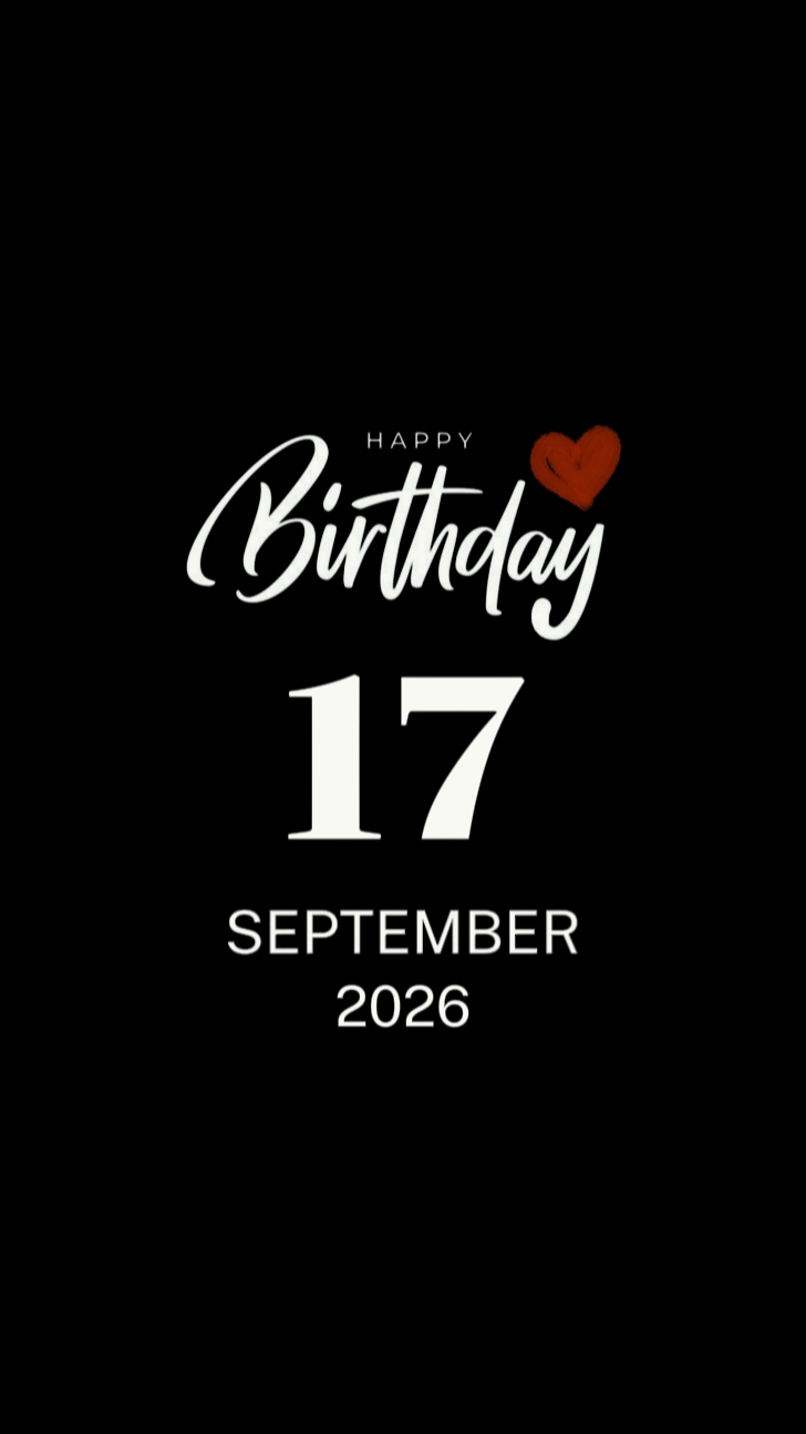 birthday 17september