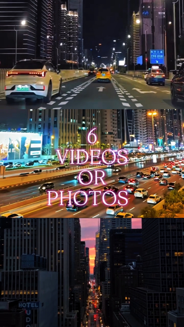 6 VIDEOS OR PHOTOS 