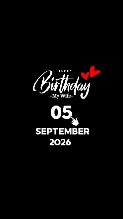 HBD Wife 5 September