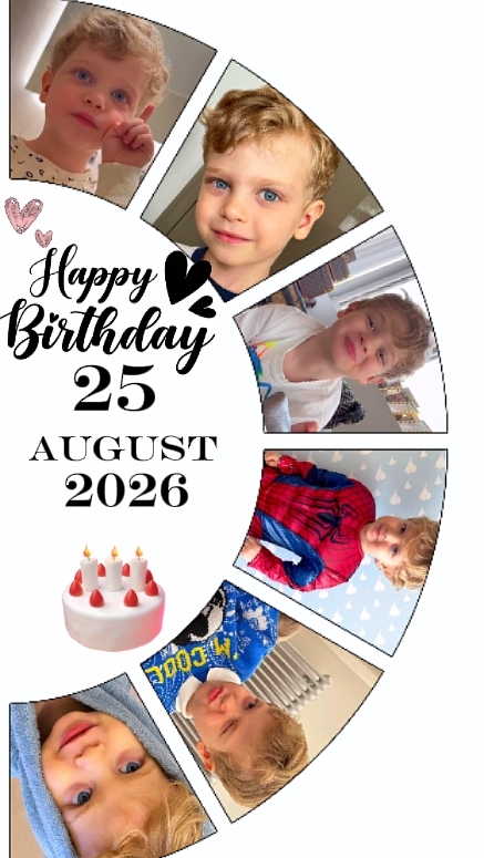 HBD SON 25 AUGUST