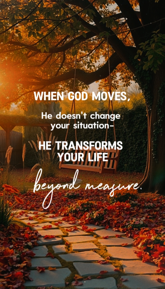 When GOD MOVES..