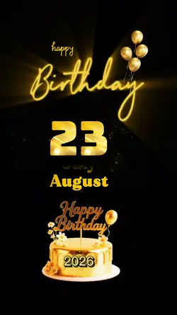 birthday 23 August
