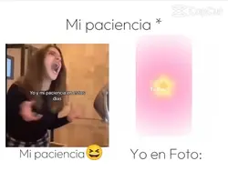 Mi paciencia be like