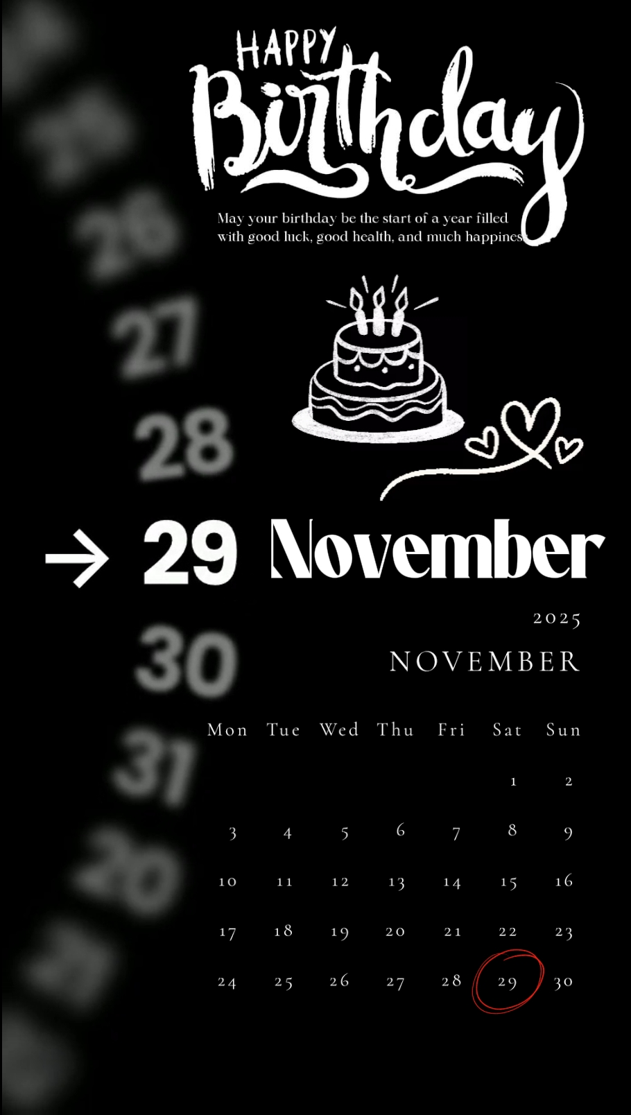 Happybirthday 29Nov