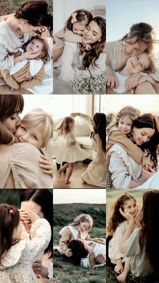 mom and daughter