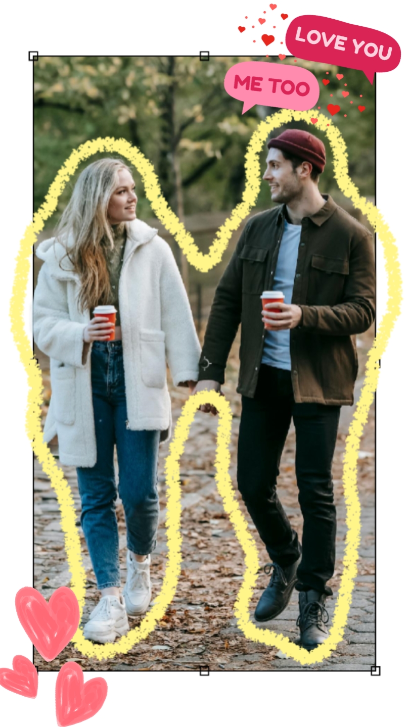 Despejo de fotos de casal