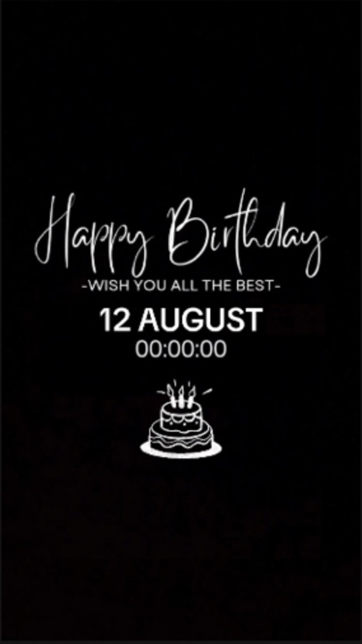 12 DE AGOSTO CUMPLEAÑOS