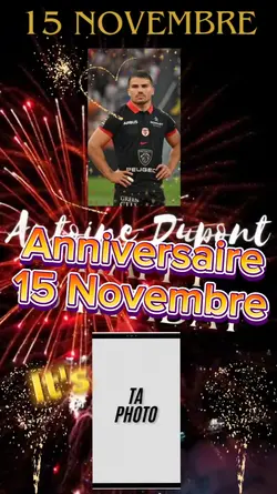 Anniversaire 15 Nov