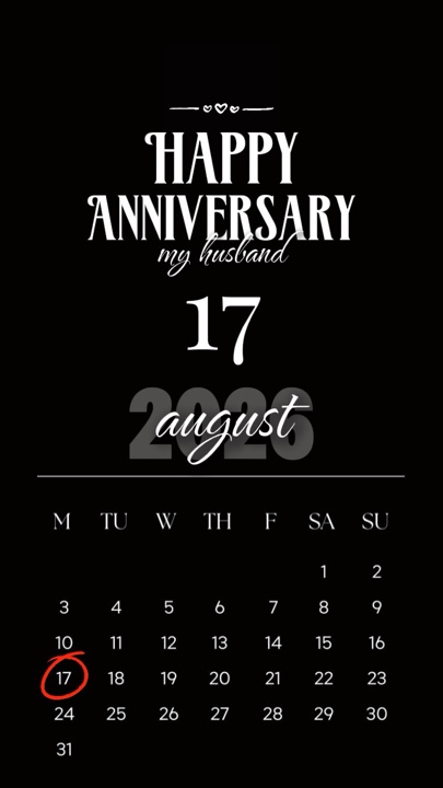 Aug 17th Anniversary