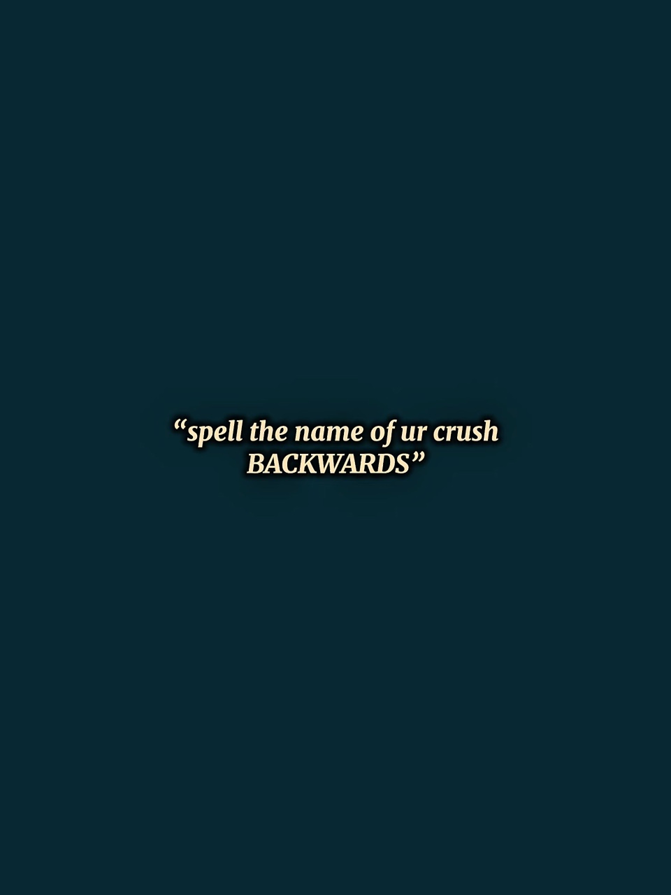 nameofurcrush