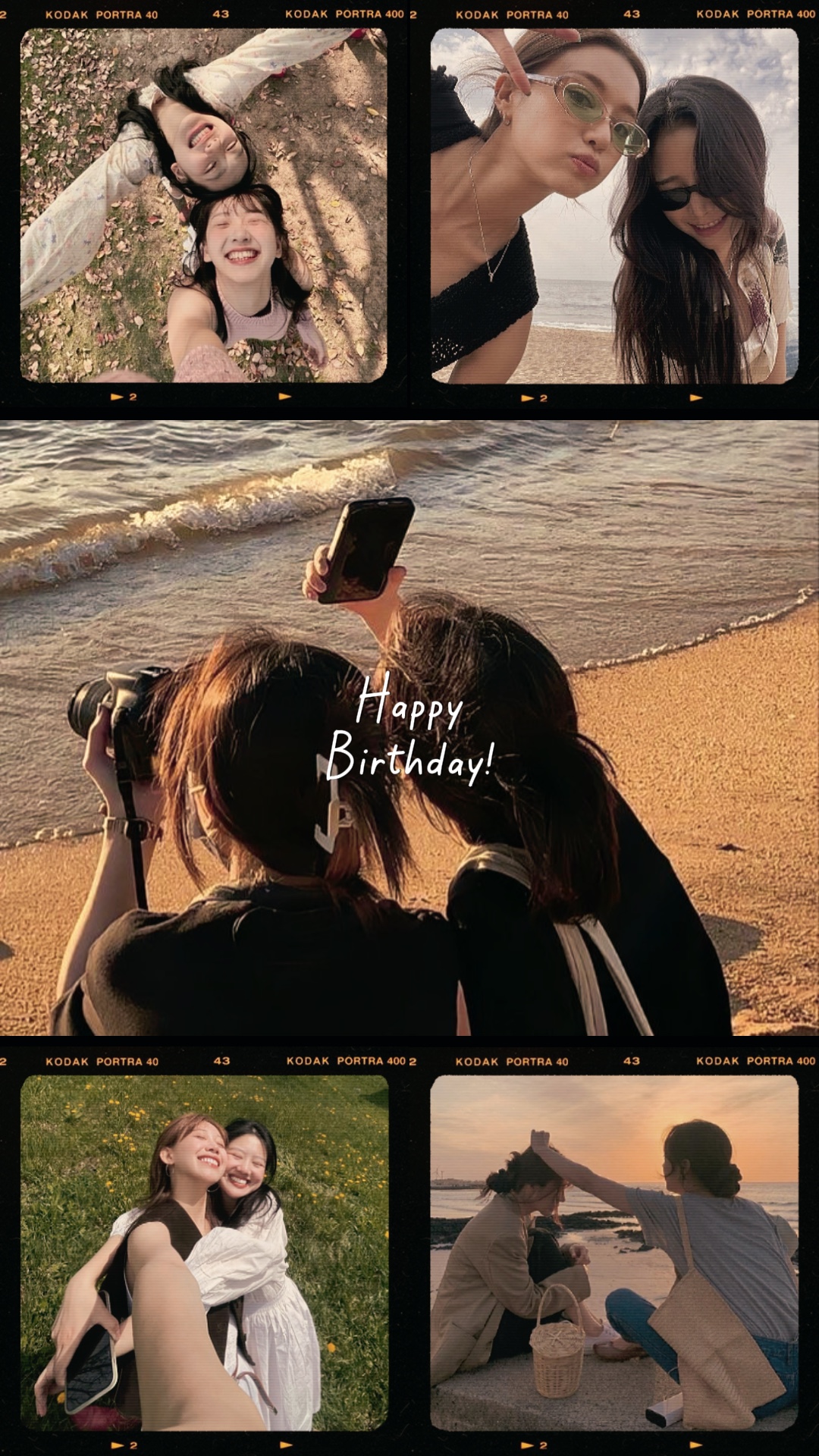 Geburtstag Collage