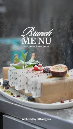 Brunch menu