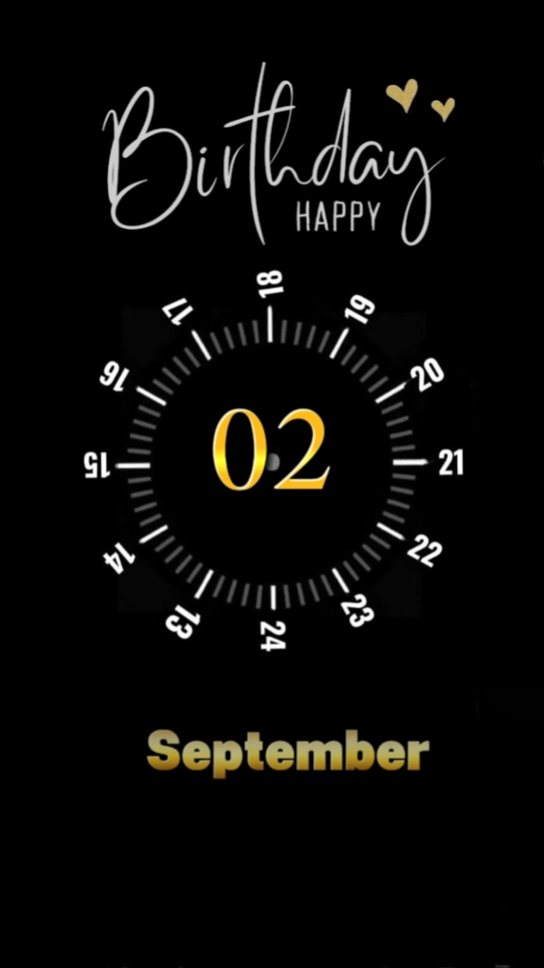 Birthday Sept 02 