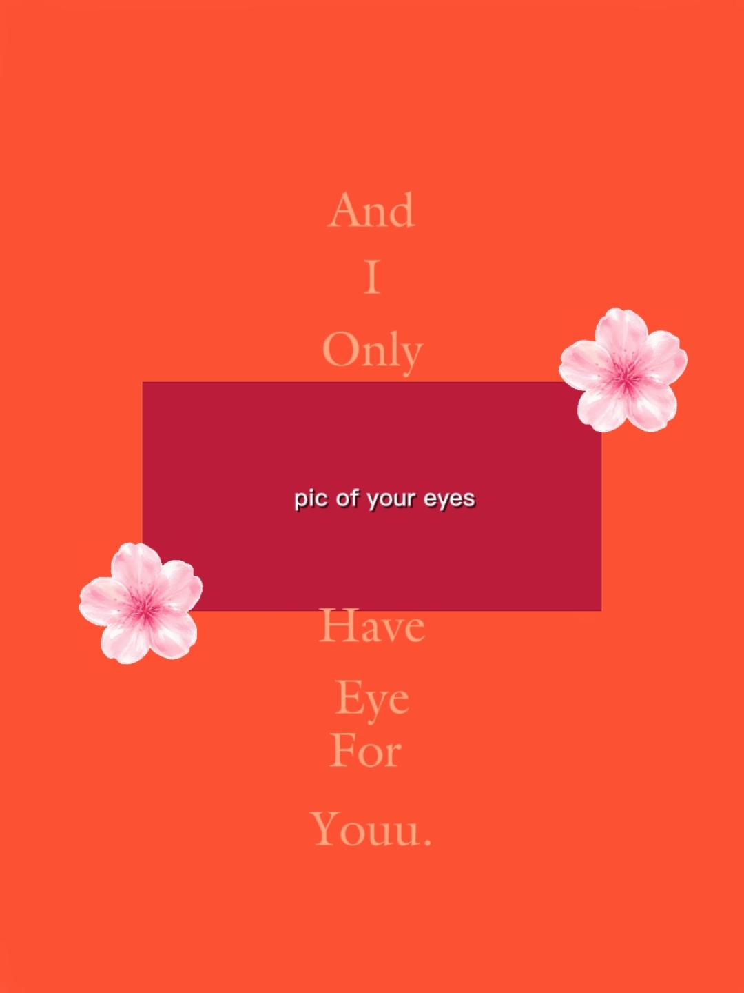 pic of yur eyes