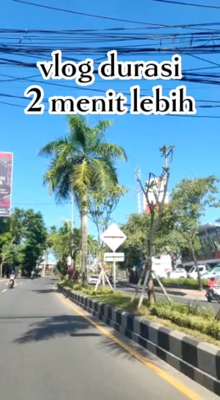 Vlog durasi 2 menit +