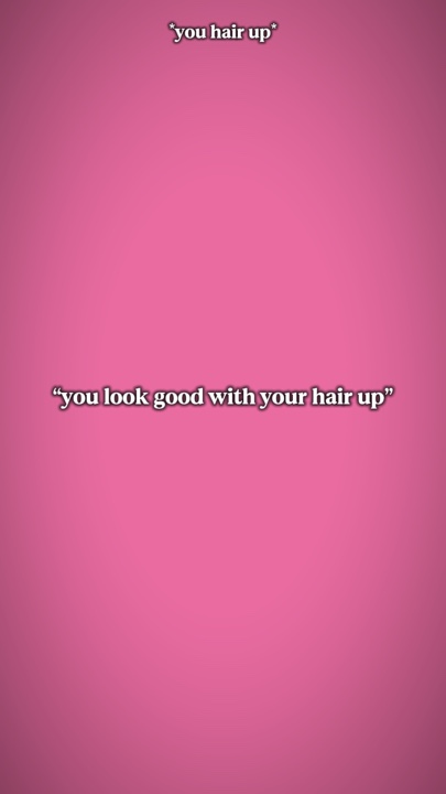 cheveux baissés