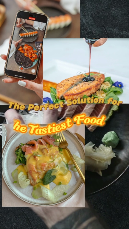Gıda Çoklu Galeri Ürün Ekranı TikTok Stili 