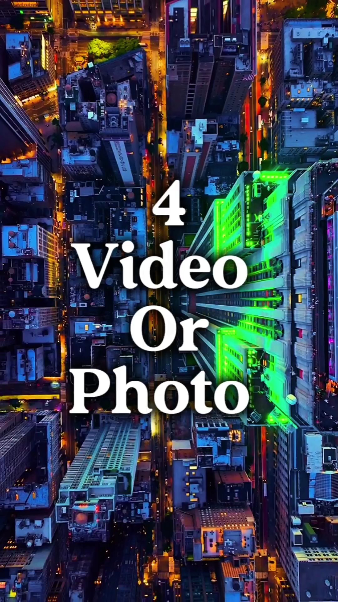 4 videos o fotos