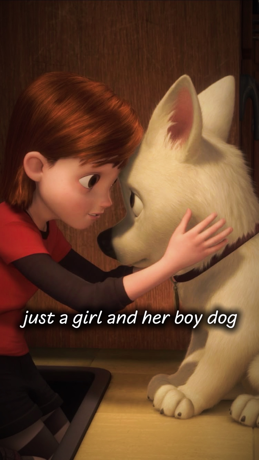 Just a girl and dog
