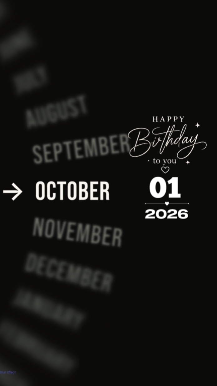OCTOBER 1st BRTHDY 