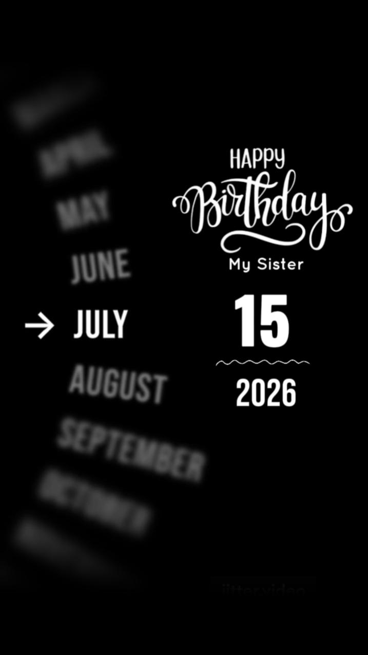 KAKAK ULANG TAHUN 15 JULI