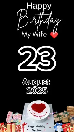 HBD Wife 23 August