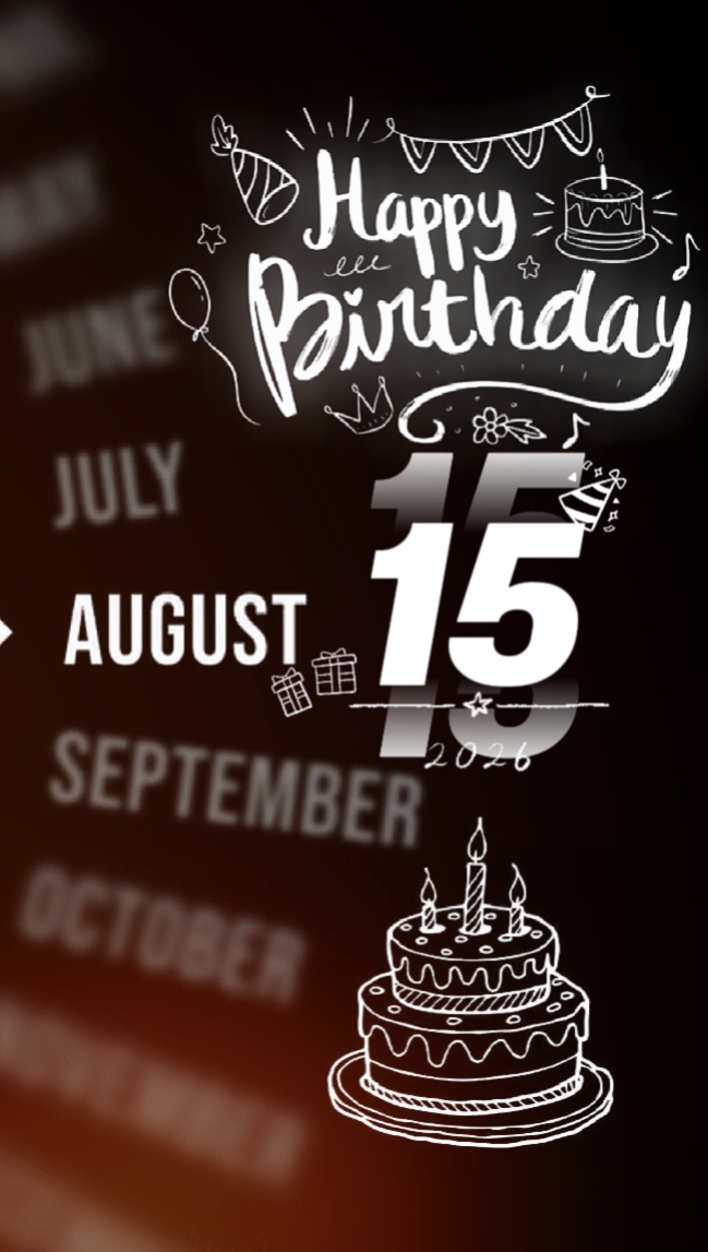 BDAY BEST 15 AUGUST