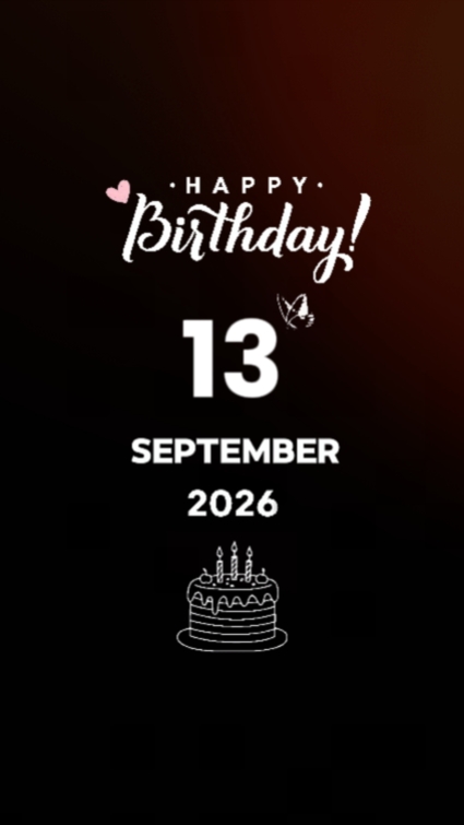 HBD DAD 13 SEPTEMBER