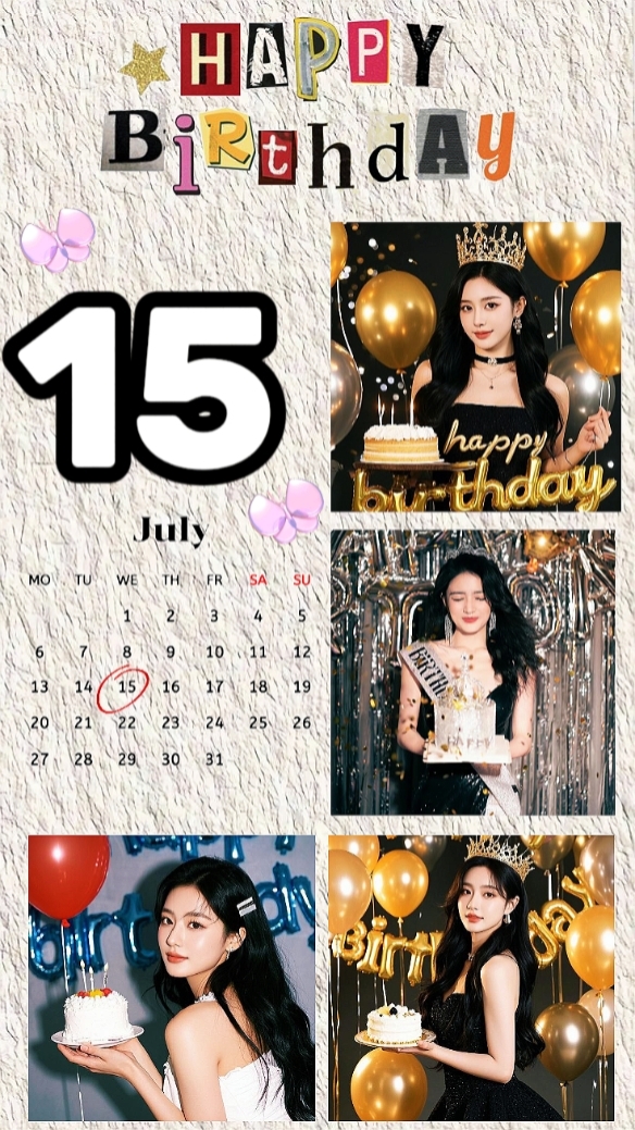 BIRTHDAY 15 JULY 