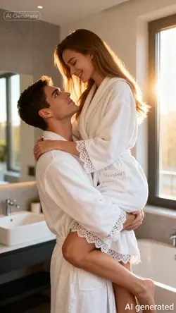 bathrobes couple 