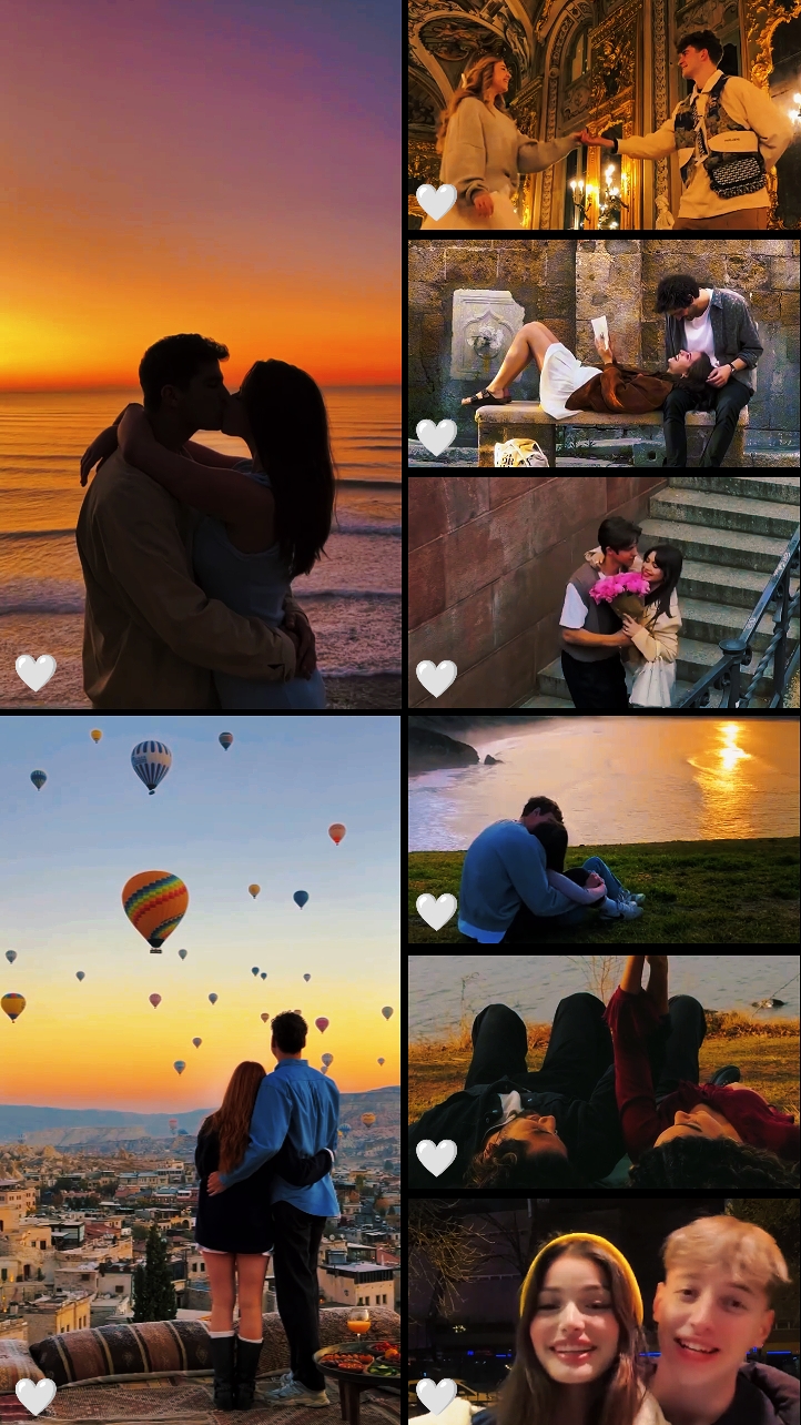 Collage de pareja