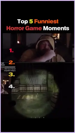 Horror game moment