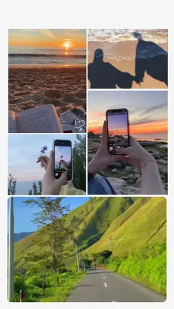 foto grid + video
