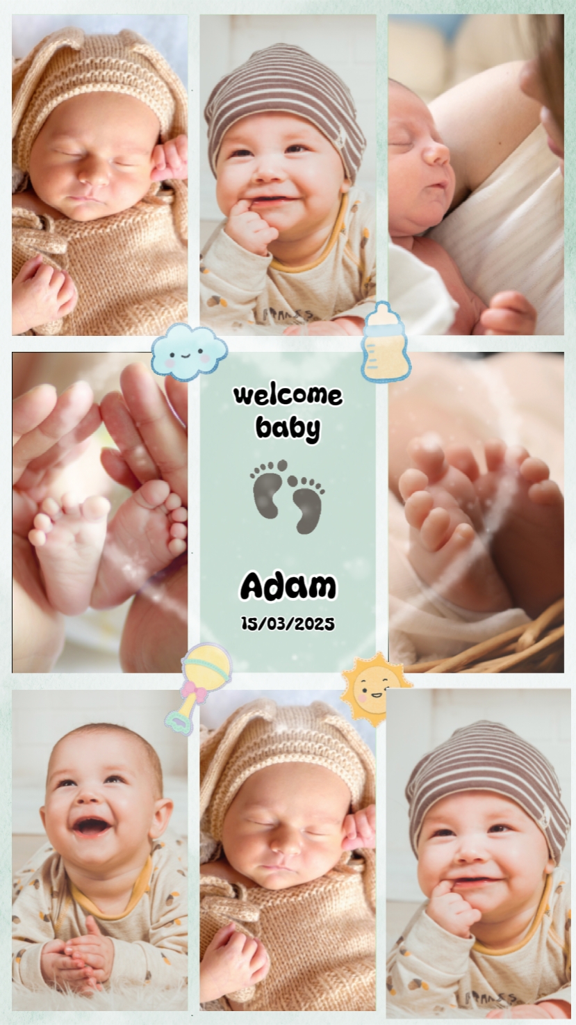 Welcome Baby newborn