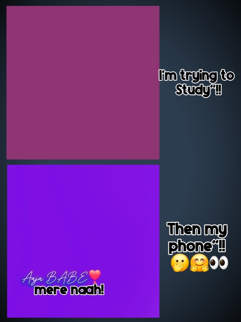 trying to study