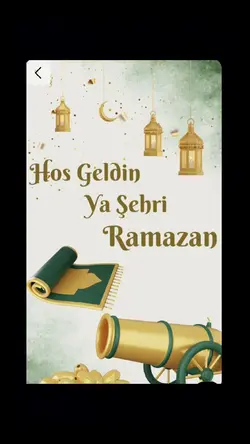 hoşgeldin Ramazan