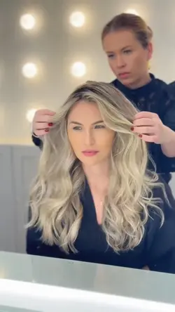 Blond hair salon