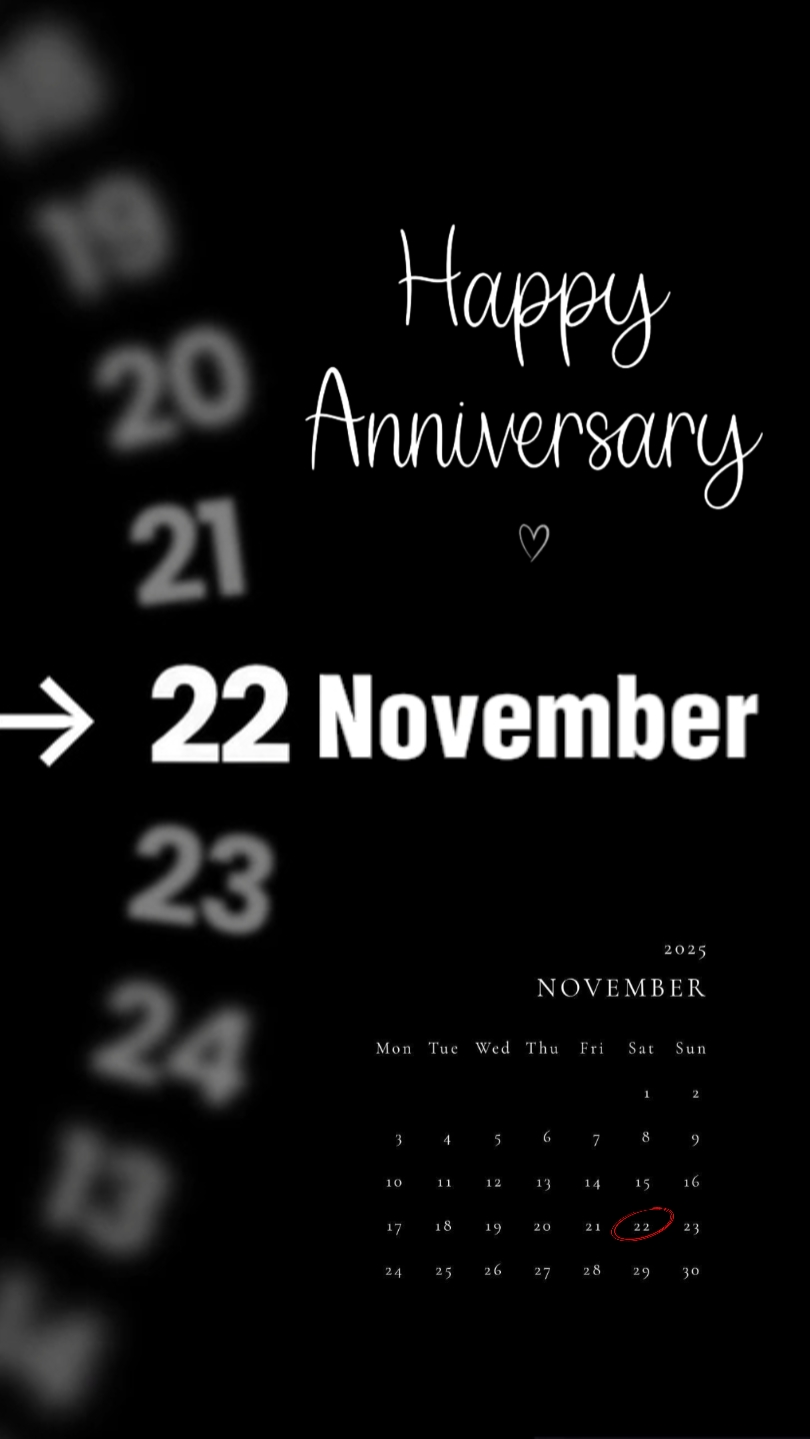 anniversary 22 nov